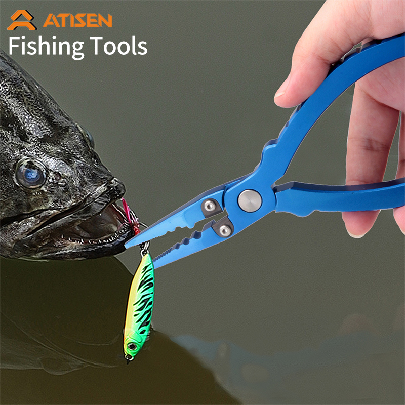 Fishing Equipment Hanger - Pinzas de pesca ultraligeras de aluminio,
