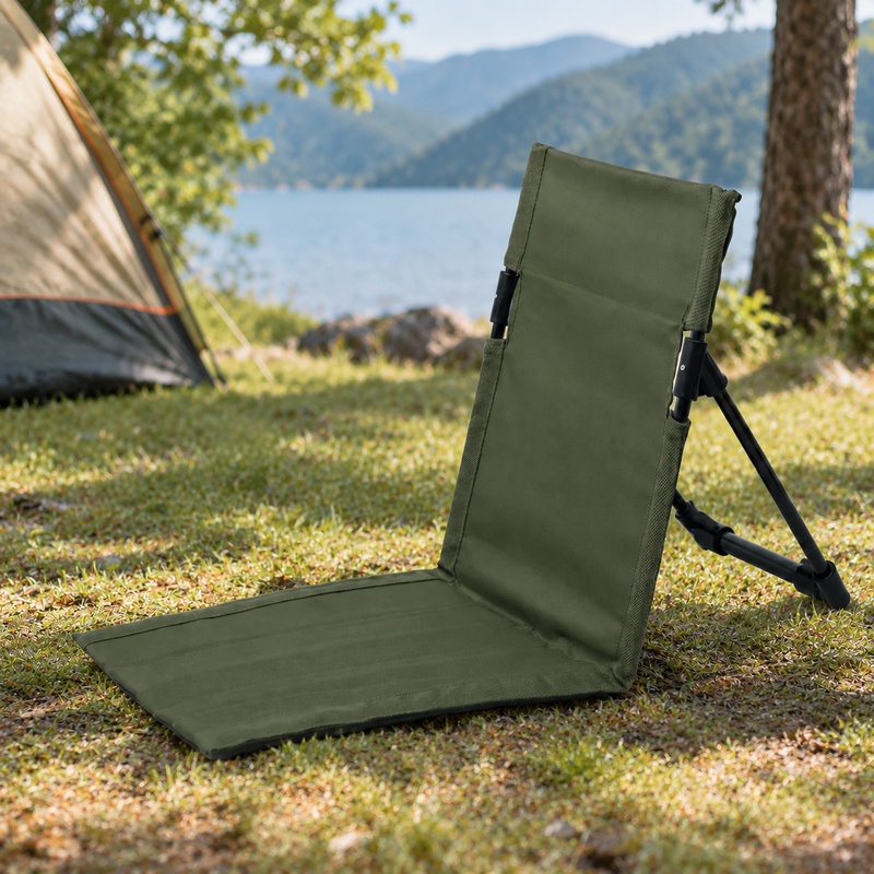 Fishing Equipment Net - Asiento de Camping Plegable y Ligero