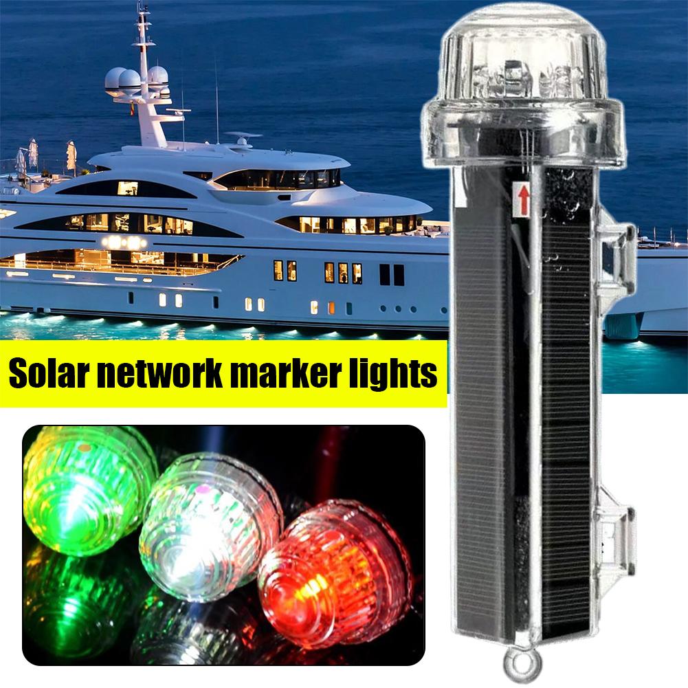 Fishing Equipment Net - Luz de Señalización Solar para Redes,