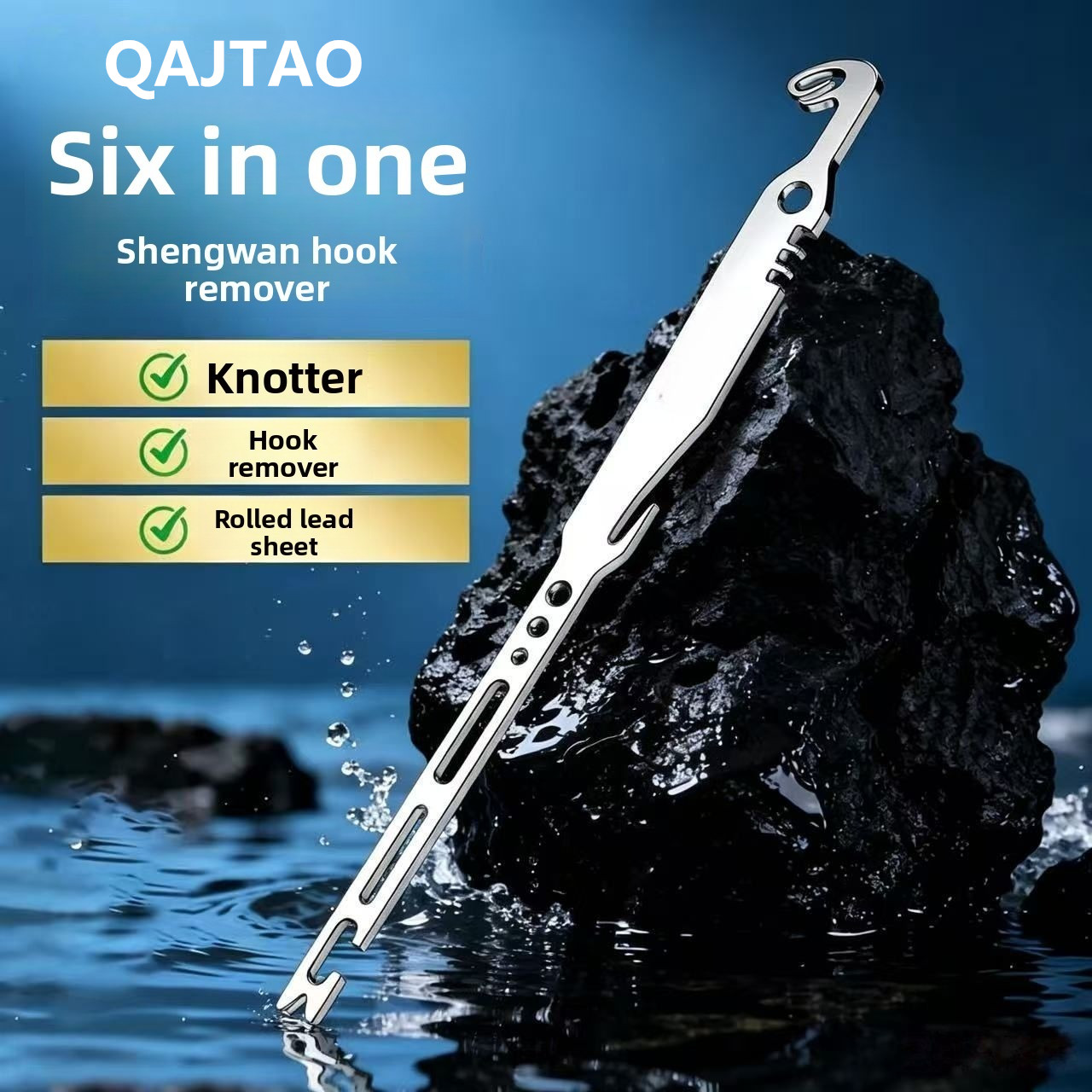 Fishing Equipment Hanger - QAJTAO, juego de 4 piezas, extractor