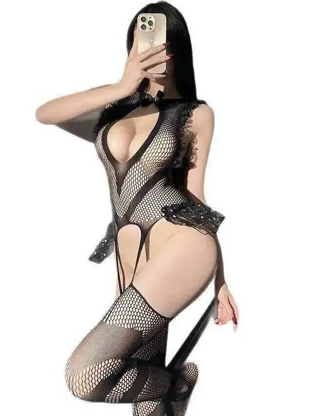 Bodystocking de red con encaje - Fishing Equipment Net reseña y precio