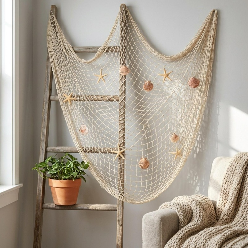 5/1x Red de Pesca Decorativa p - Fishing Equipment Net reseña y precio