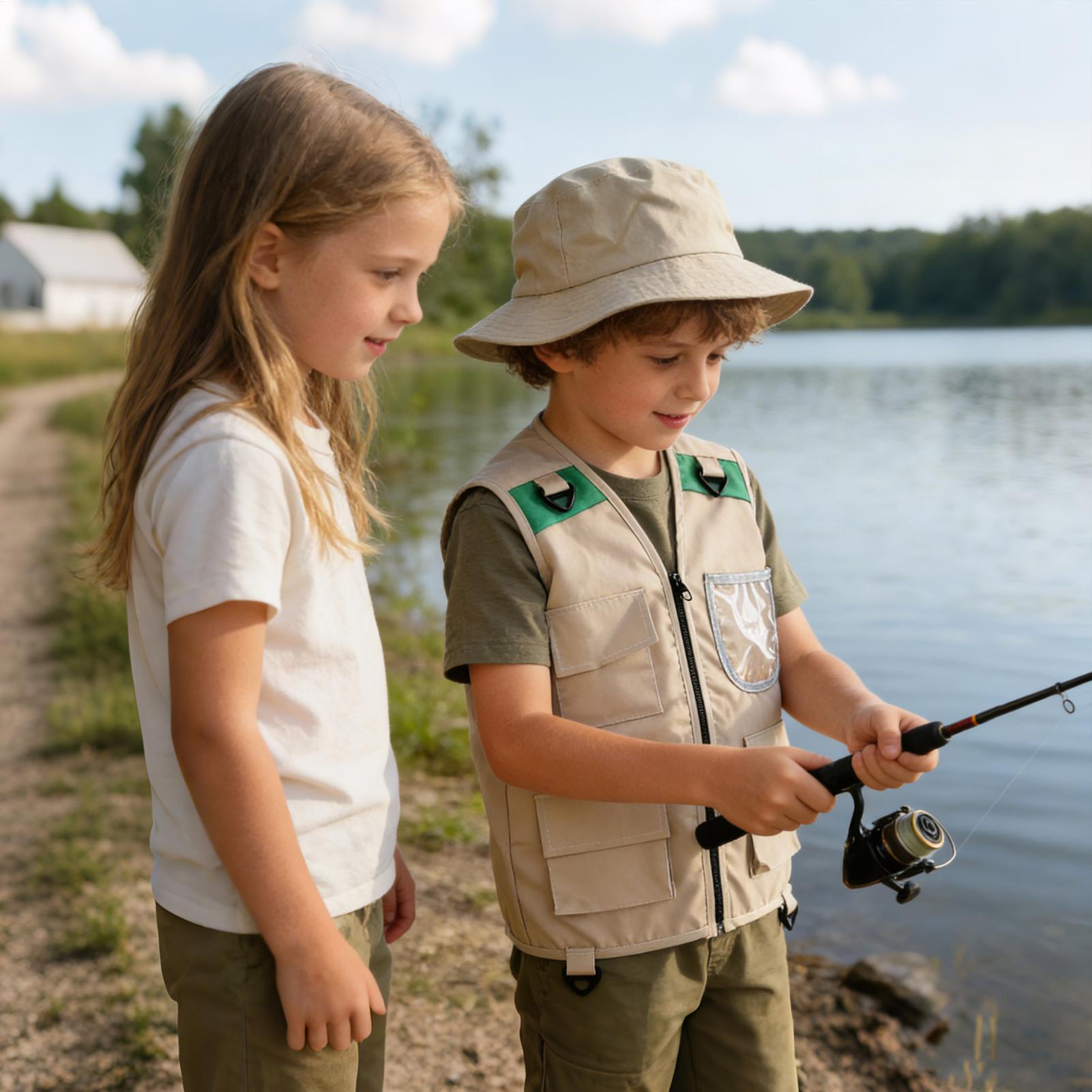 Chaleco de aventura para niños - Fishing Equipment To Sell reseña y precio