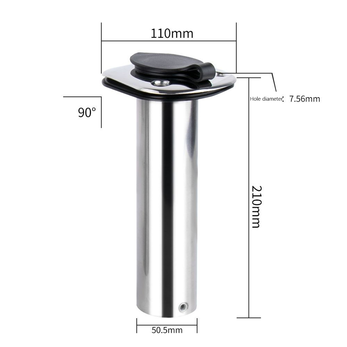 Ángulo fijo de acero inoxidabl - Rod Holder Fishing reseña y precio
