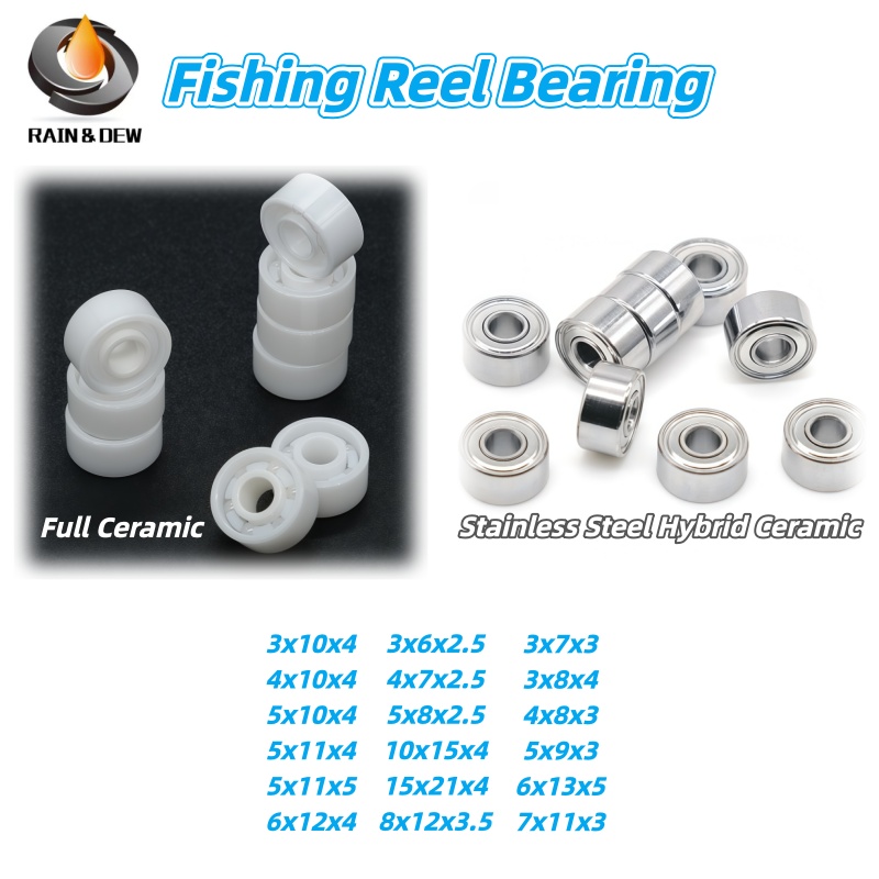 Rodamientos cerámicos híbridos - Baitcasting Reel reseña y precio